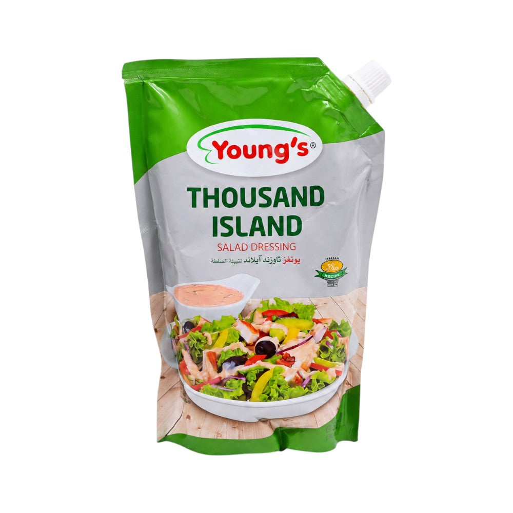 YOUNGS THOUSAND ISLAND SALAD DRESSING SAUCE  POUCH 500 ML