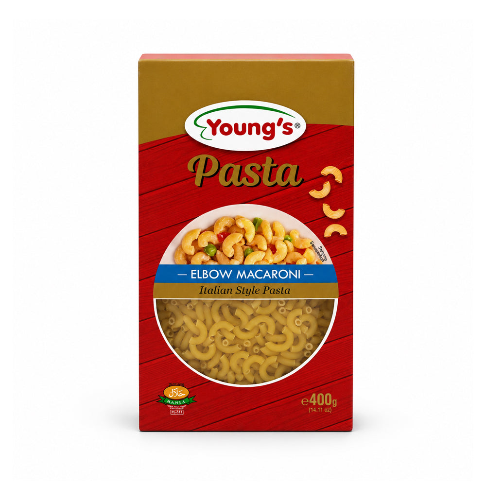 YOUNGS ELBOW SMALL MACARONI PASTA PH 400GM