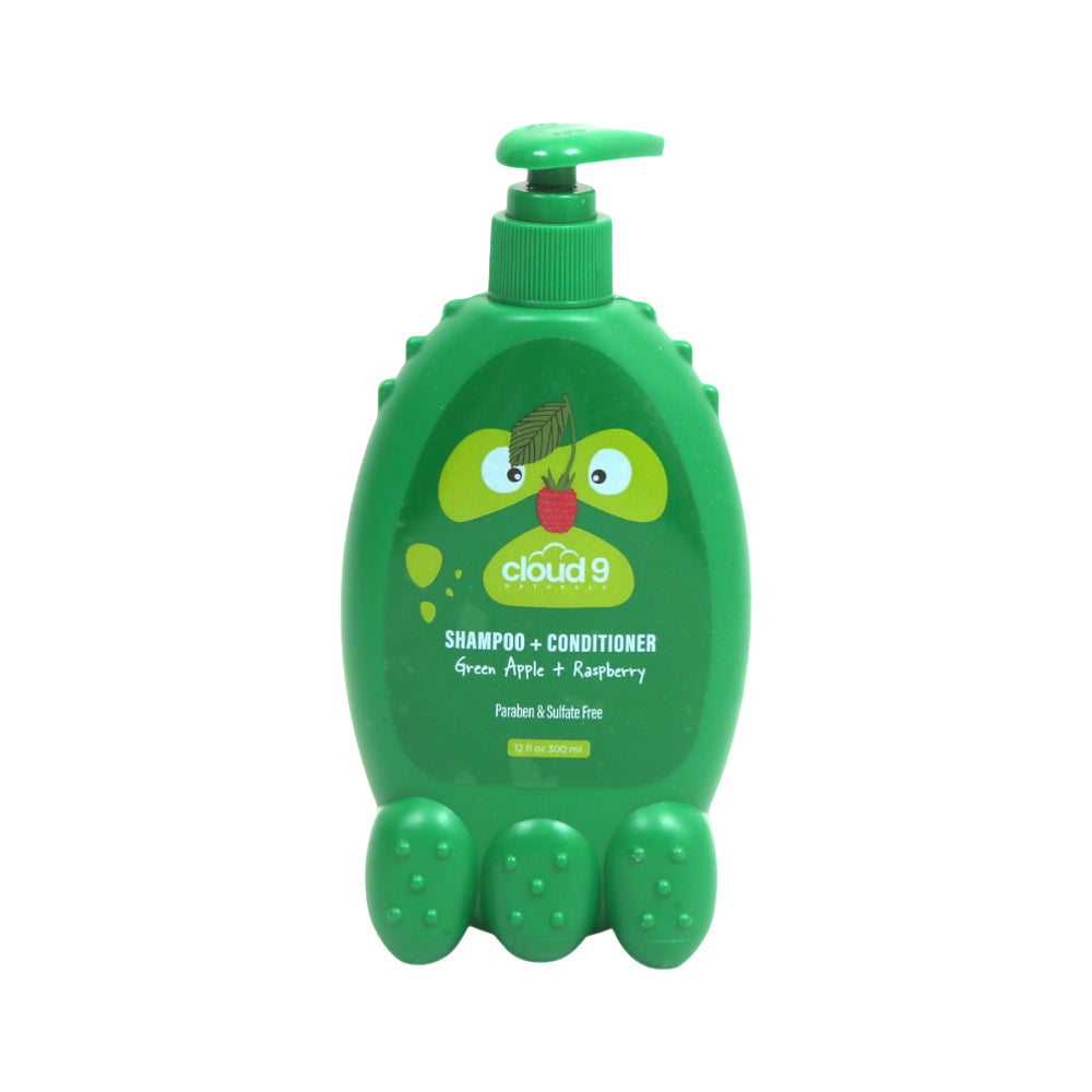 CLOUD 9 SHAMPOO & CONDIONER GREENAPPLE & RASBERRY 300ML