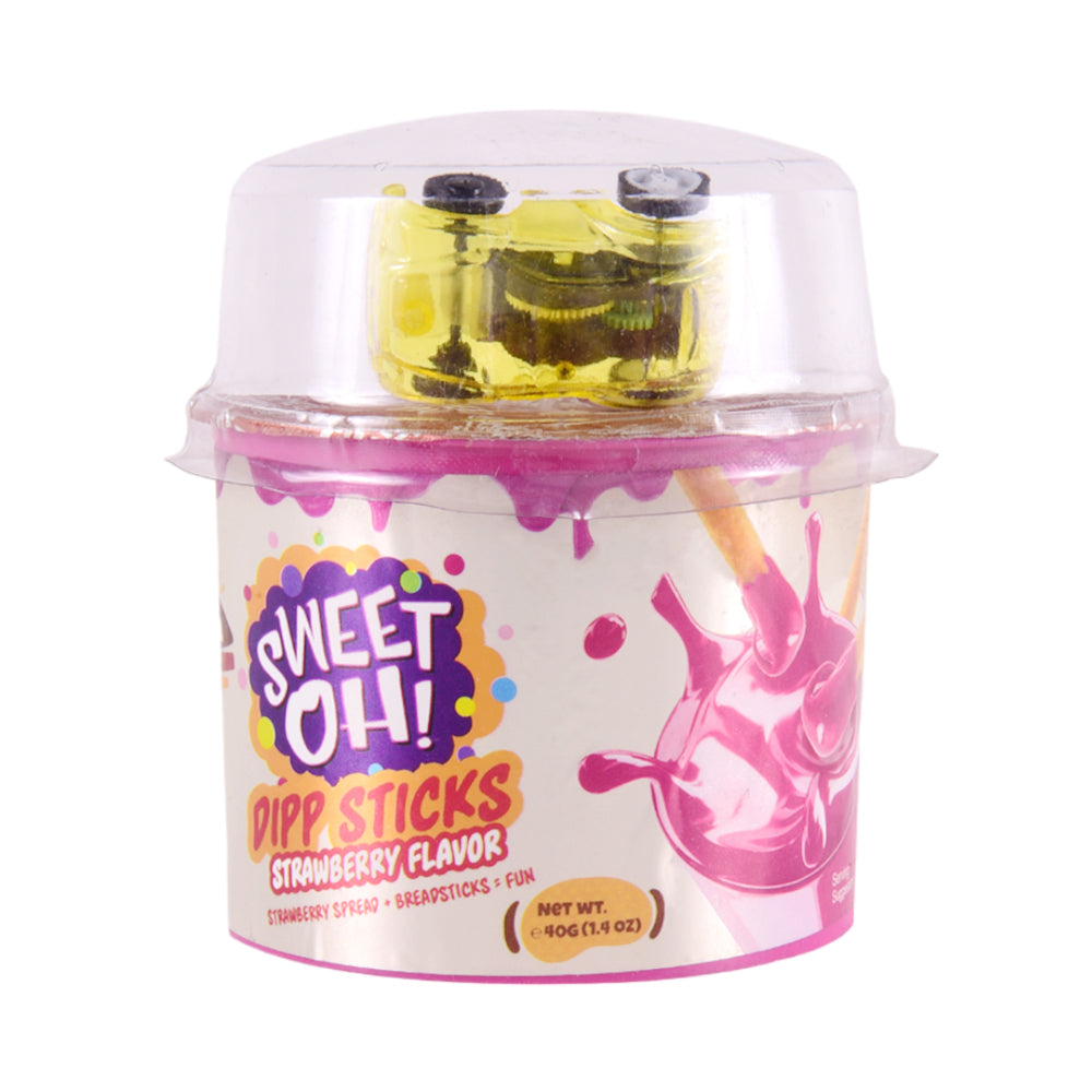 SWEET OH DIPS STRAWBERRY WITH TOY 40 GM