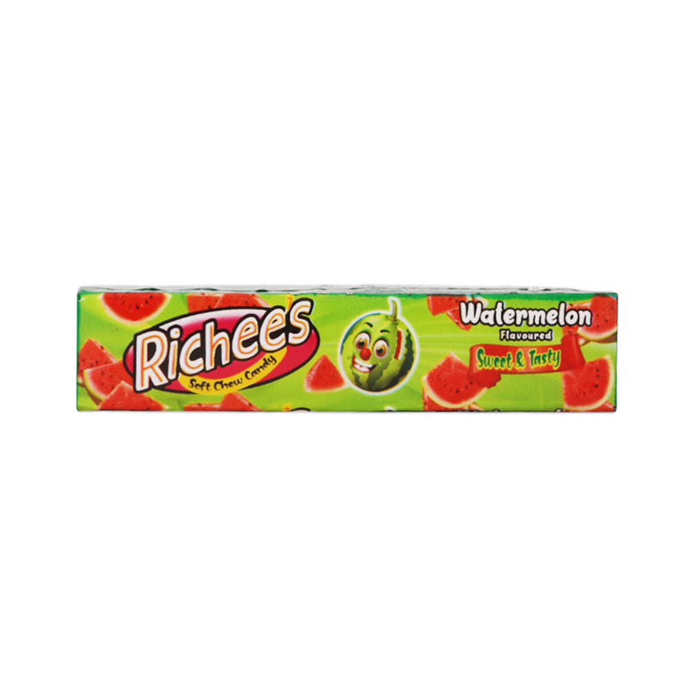 RICHEES WATERMELON SOFT CHEW CANDY BAR 30 GM