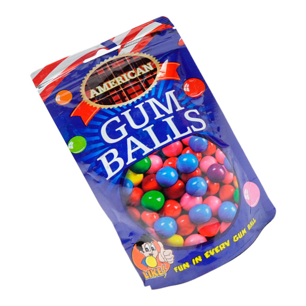 AMERICAN GUM BALLS POUCH 140GM