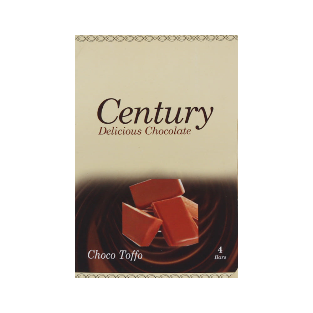 CENTURY CHOCLATE DELICIOUS CHOCO TOFFO 4 BAR 52 GM