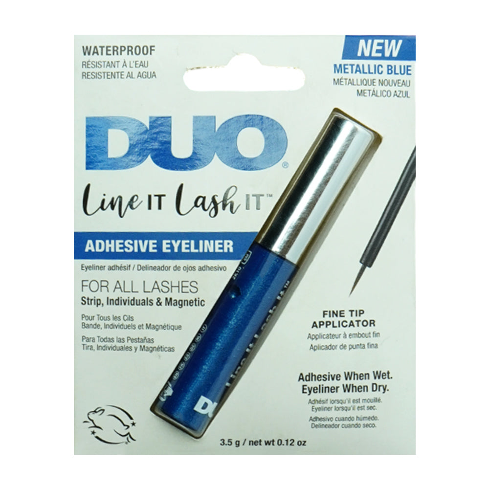 DUO GLUO LINE IT LASH IT ADHESIVE EYE LINER (NEW METALLIC BL