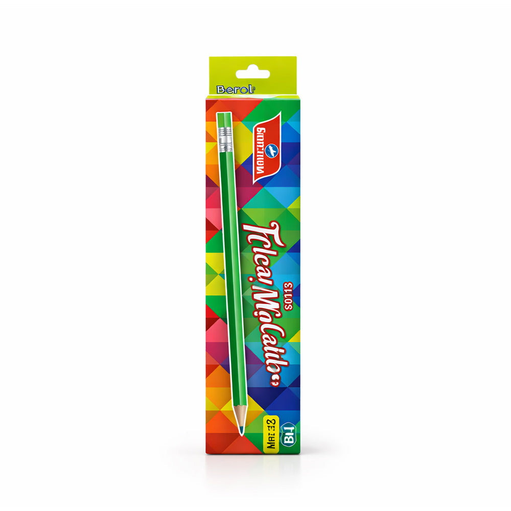 HB 9003 BAHADUR TRICA METALLIC PENCIL 12PCS PACK
