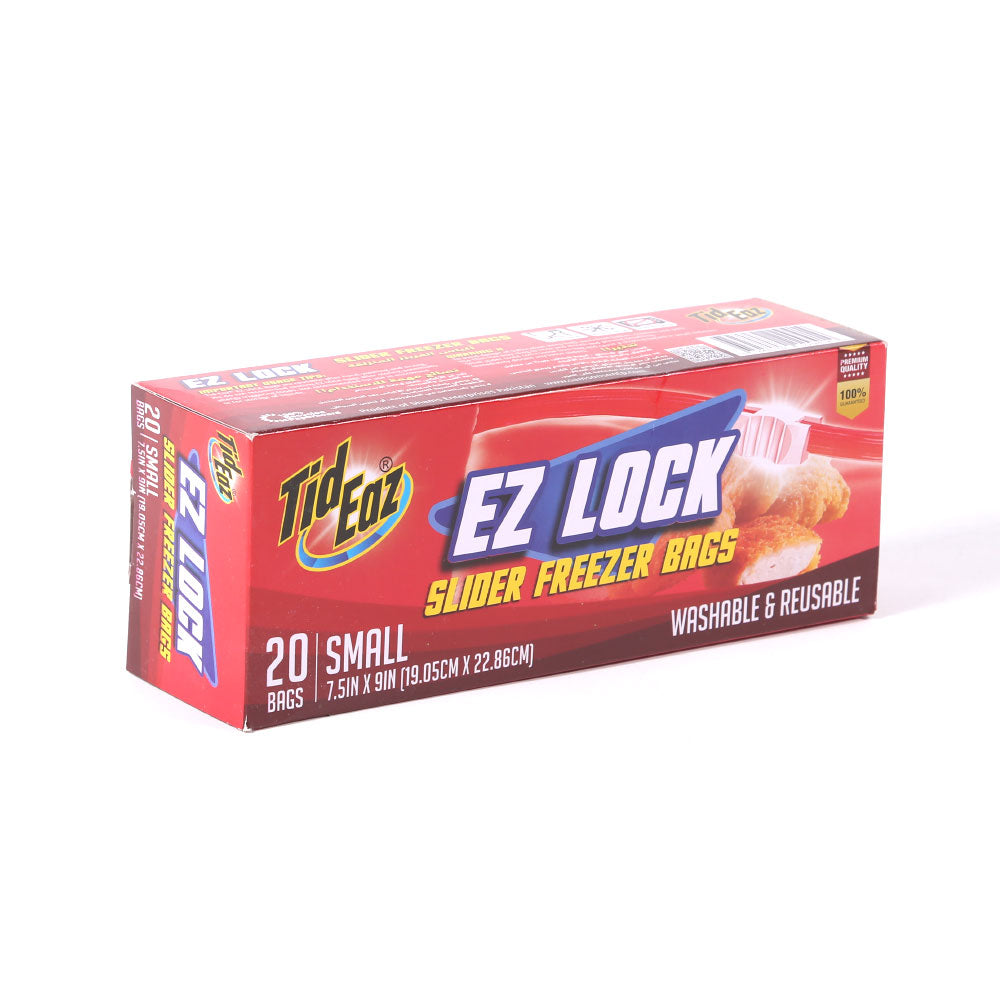 TID EAZ EZ LOCK SLIDER FREEZER 20 BAGS SMALL 7.5X9