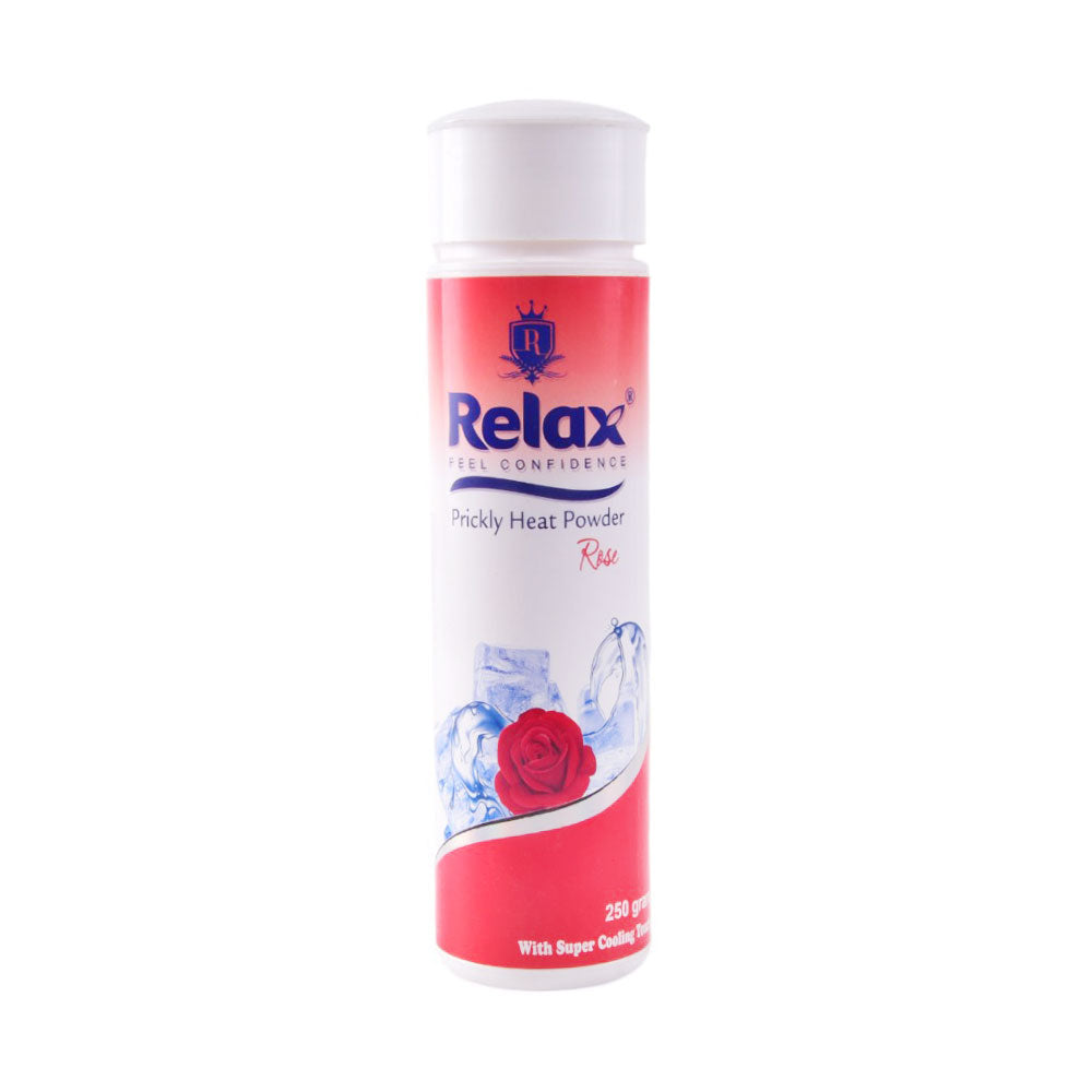 RELAX PRICKLY HEAT POWDER ROSE 250 GM
