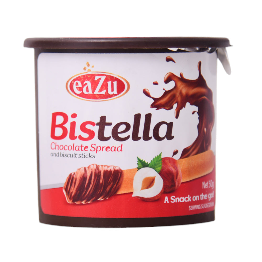 EAZU BISTELLA CHOCOLATE STICK CUP 50 GM