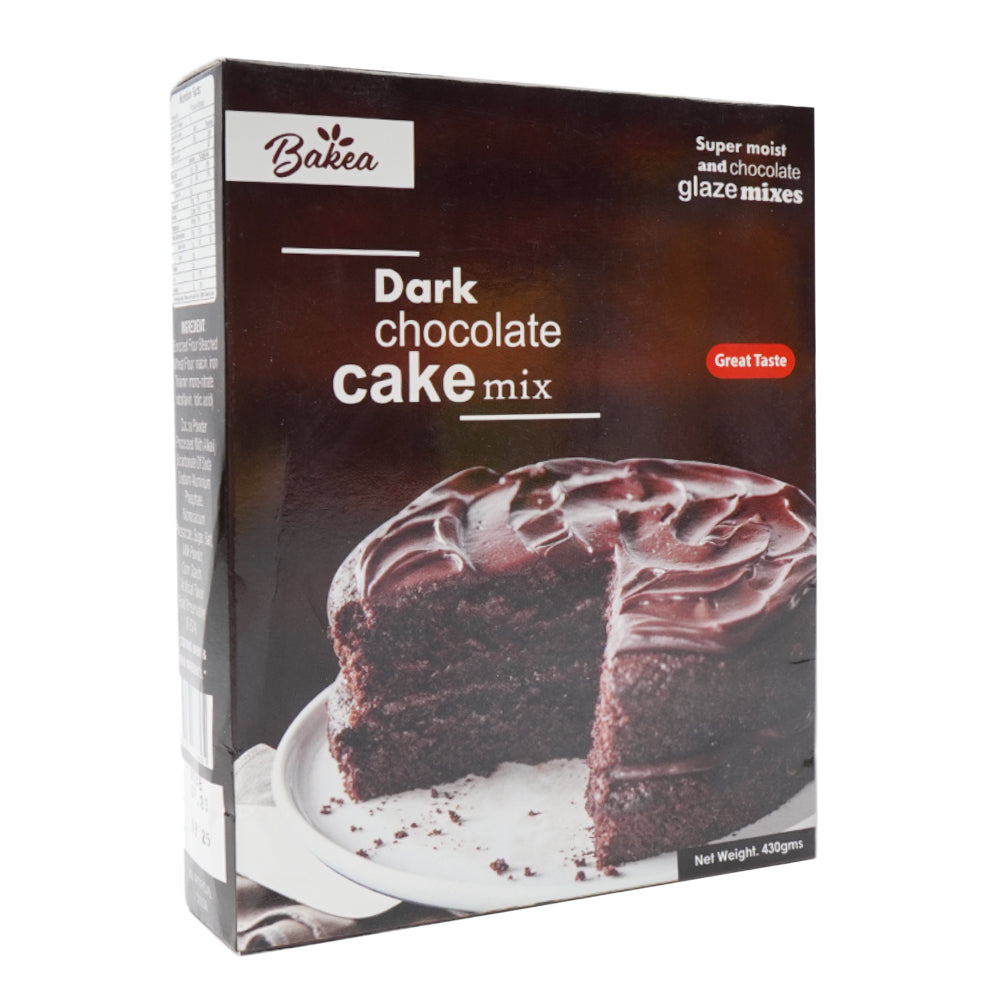 BAKEA CAKE MIX DARK CHOCOLATE 430GM