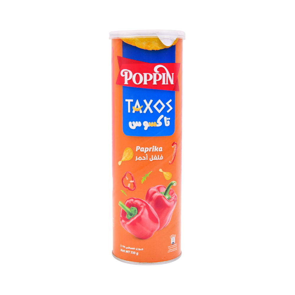 POPPIN CHIPS TAXOS PAPRIKA 110 GM
