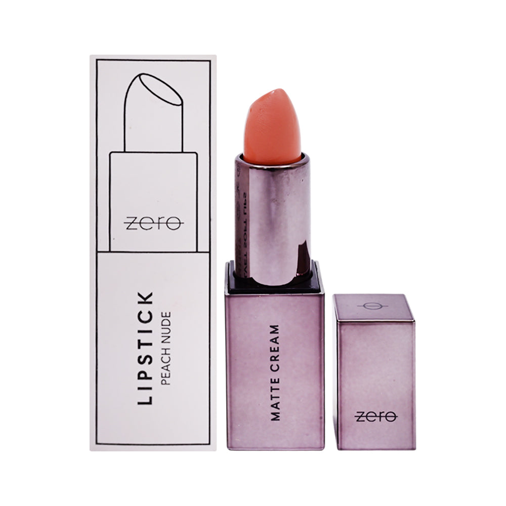 ZERO LIPSTICK PEACH NUDE MATTE CREAM