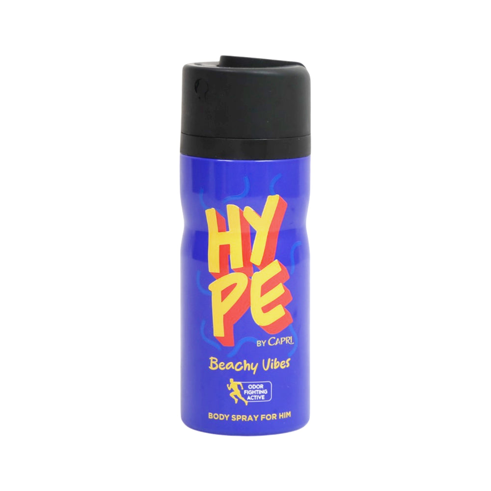 HYPE BY CAPRI BODY SPRAY BEACHY VIBES FOR MEN 150 ML