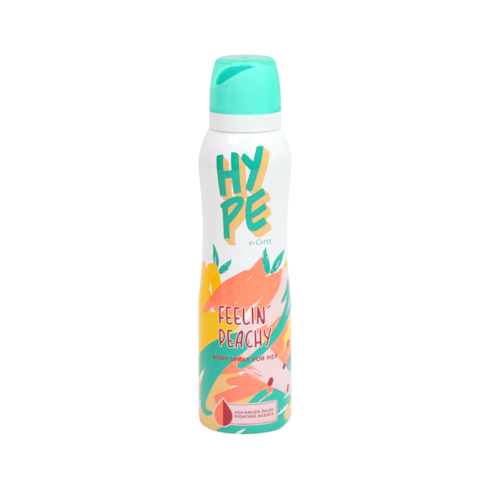 HYPE BY CAPRI BODY SPRAY FEELIN PEACHY FOR HER 150 ML