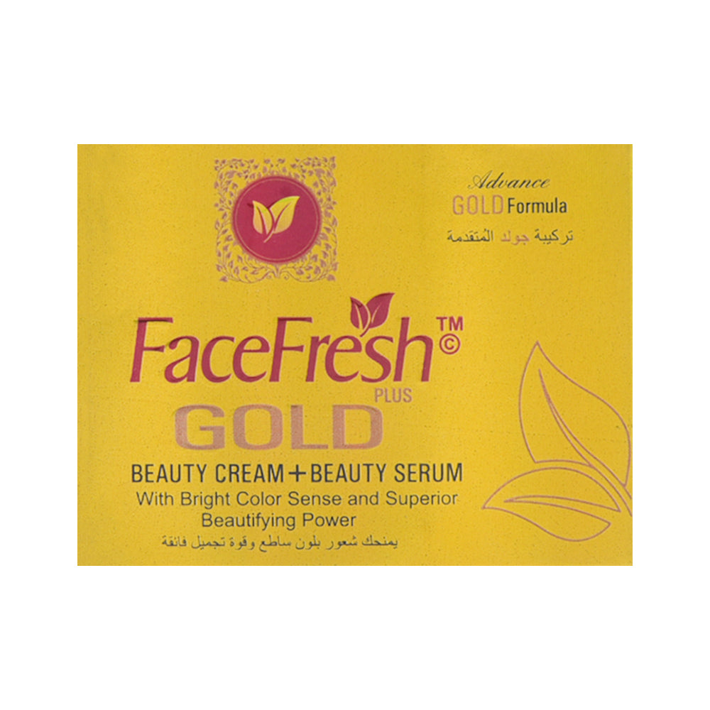 FACE FRESH GOLD BEAUTY CREAM +SERUM 3ML 23 GM