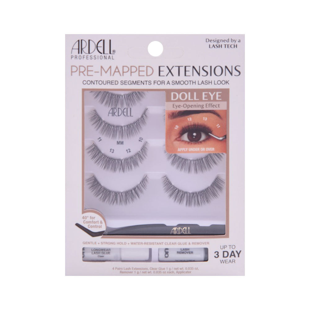 ARDELL PRE-MAPPED EXTENSIONS EYELASHES 4PAIR