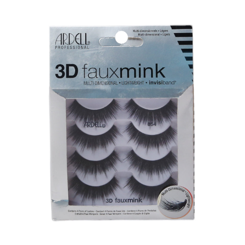ARDELL 3D FAUXMINK EYELASHES 4 PAIRS 854