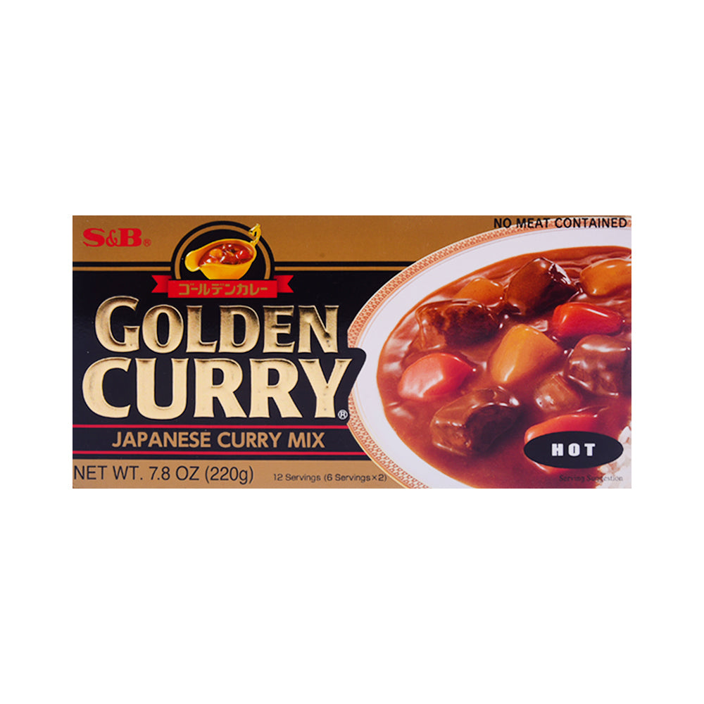 S&B GOLDEN CURRY HOT MIX 220GM