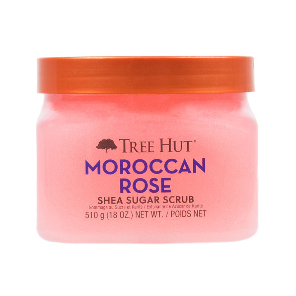 TREE HUT MOROCCAN ROSE SHEA SUGAR SCRUB 510G