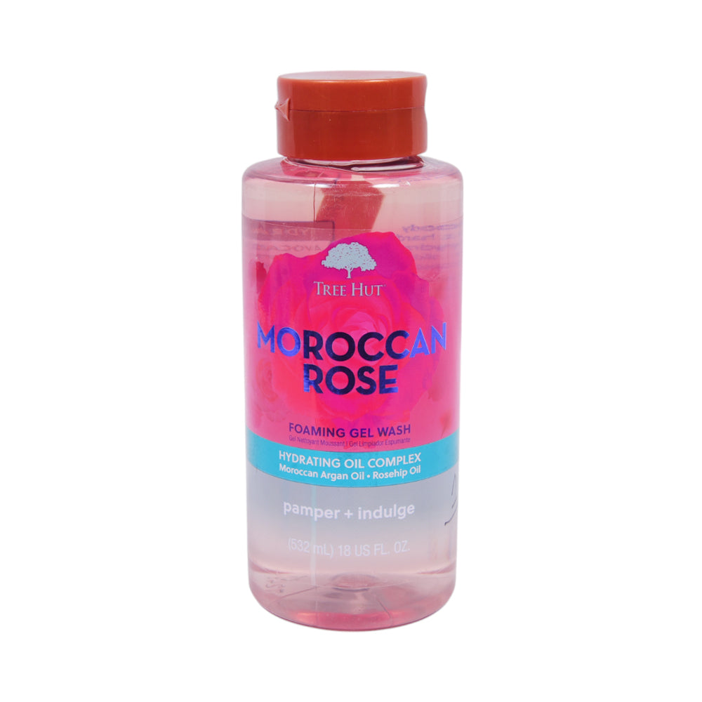 TREE HUT MOROCCAN ROSE FOAMING GEL WASH 532ML