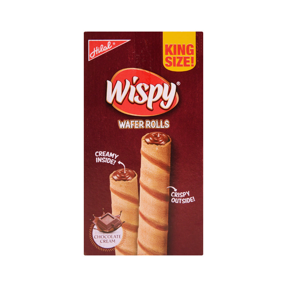 HILAL WISPY TWIN CHOCLATE CREAM WAFER ROLLS 24 GM BOX 12PC