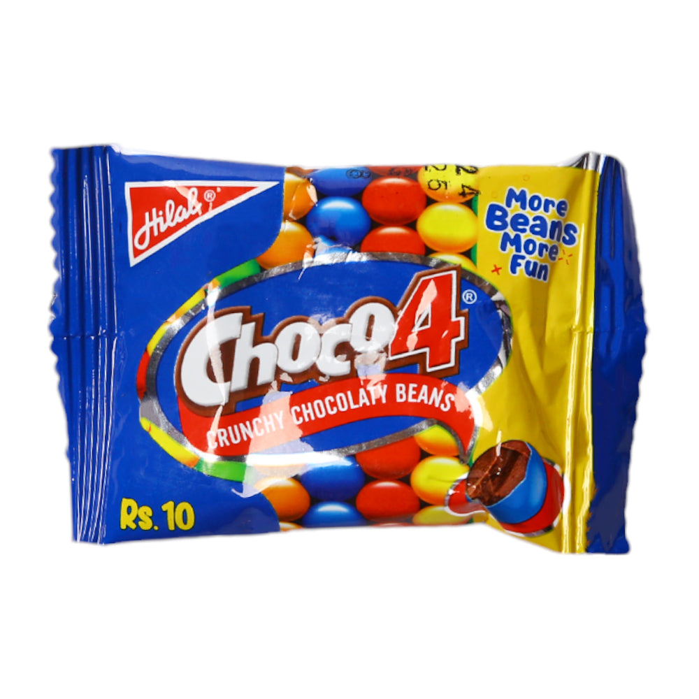 HILAL CHOCO4 CRUNCHY CHOCOLATY BEANS 9 GM – Al-Fatah