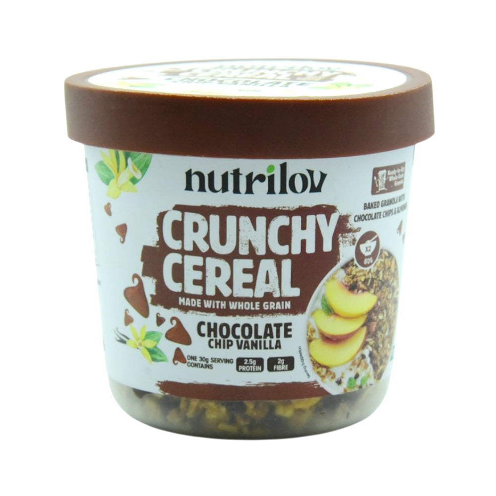 NUTRILOV CRUNCHY CEREAL CHOCOLATE CHIP VANILLA 70G