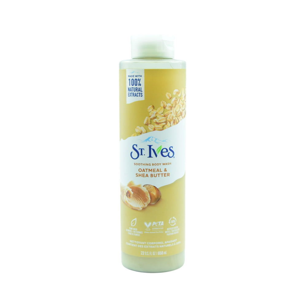 ST.IVES BODY WASH SOOTHING OATMEAL & SHEA BUTTER 650 ML