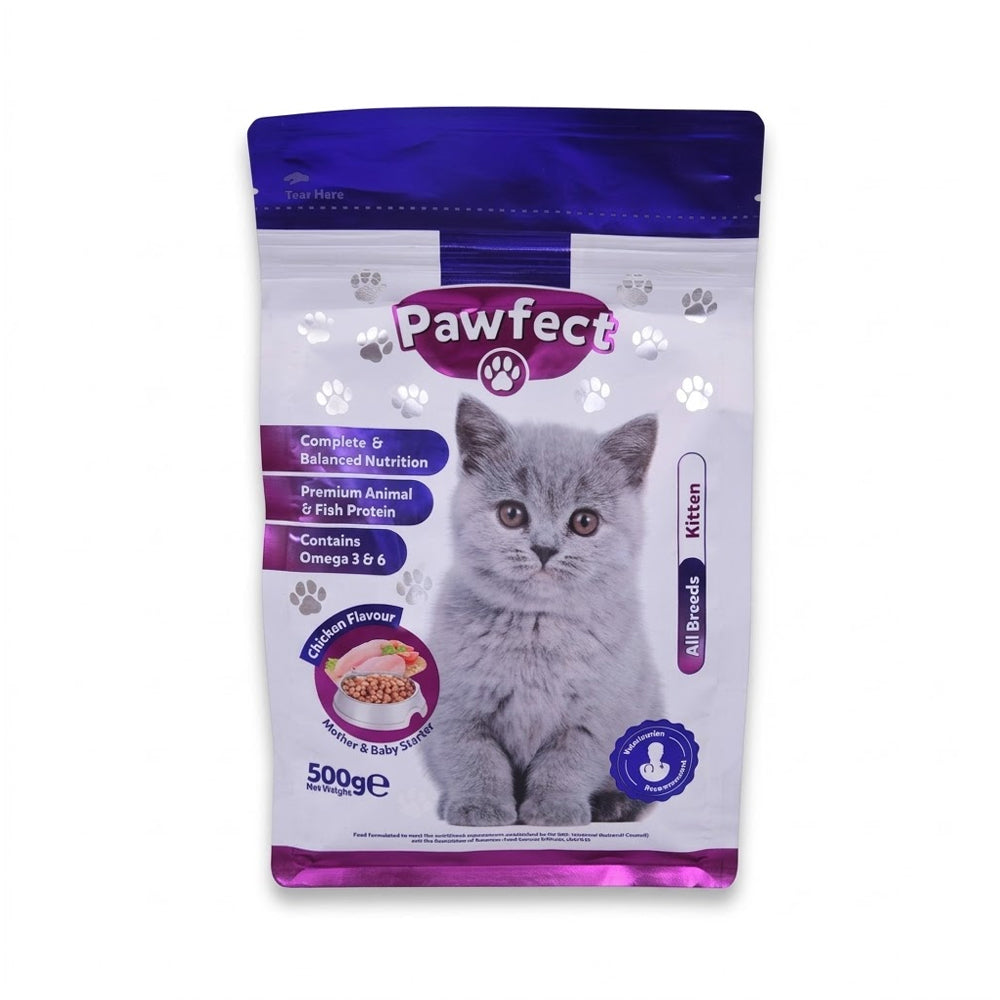 PAWFECT CAT FOOD KITTEN 500 GM