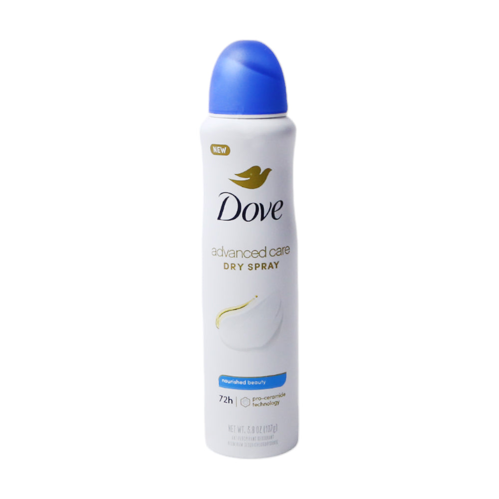 DOVE DEODORANT SPRAY ADVANCED CARE NOURISHED BEAUTY 107 ML