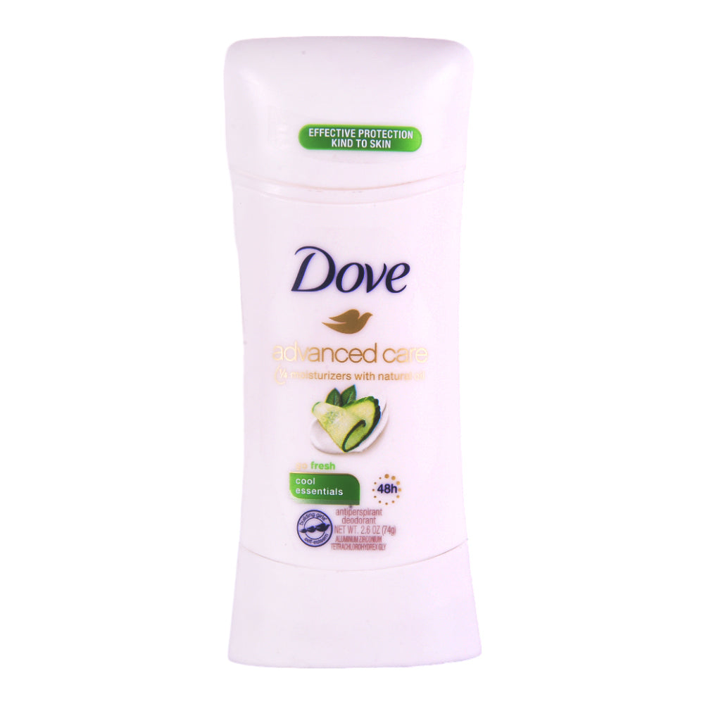 DOVE DEO STICK ADVANCED CARE COOL ESSENTIALS 74 GM