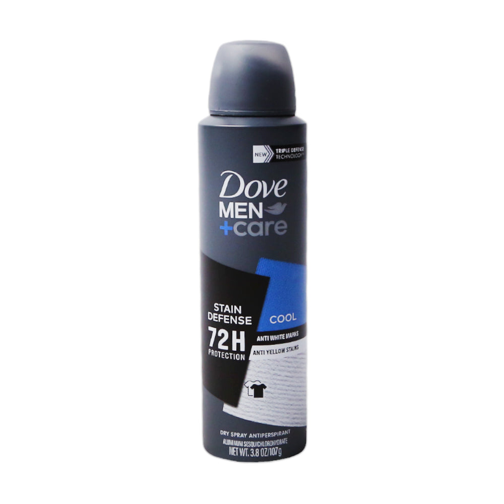 DOVE MEN CARE BODY SPRAY STAIN DEFENCE COOL 107 ML