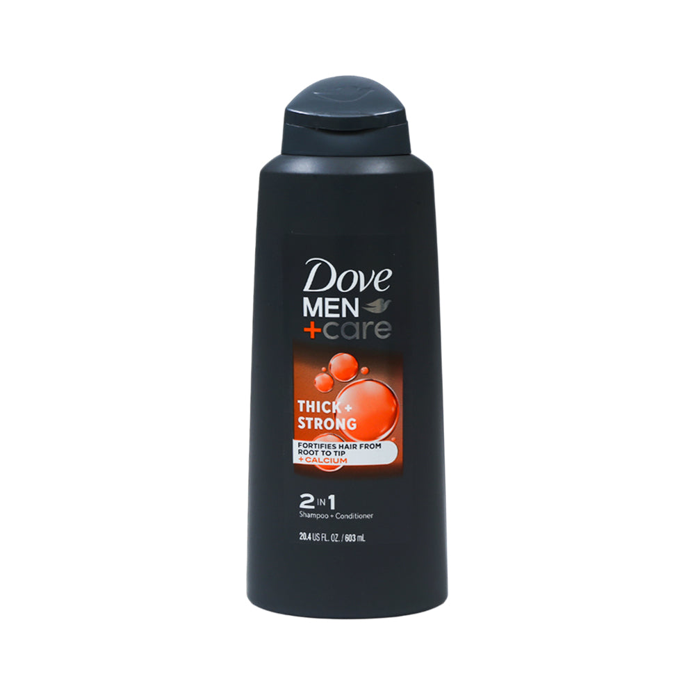 DOVE SHAMPOO MEN CARE THICK STRONG 2IN1 603 ML
