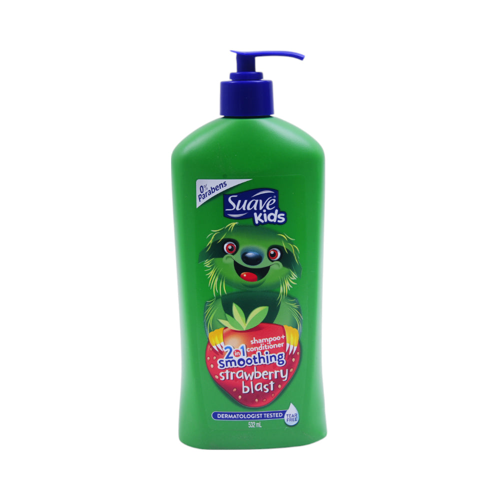 SUAVE KIDS SHAMPOO & CONDITIONER STRAWBERRY BLAST 532 ML
