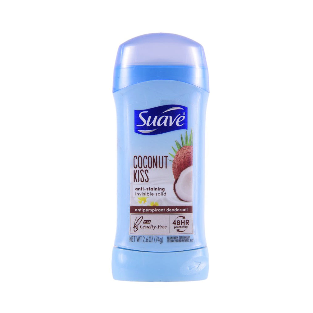 SUAVE DEODORANT STICK COCONUT KISS 74 GM
