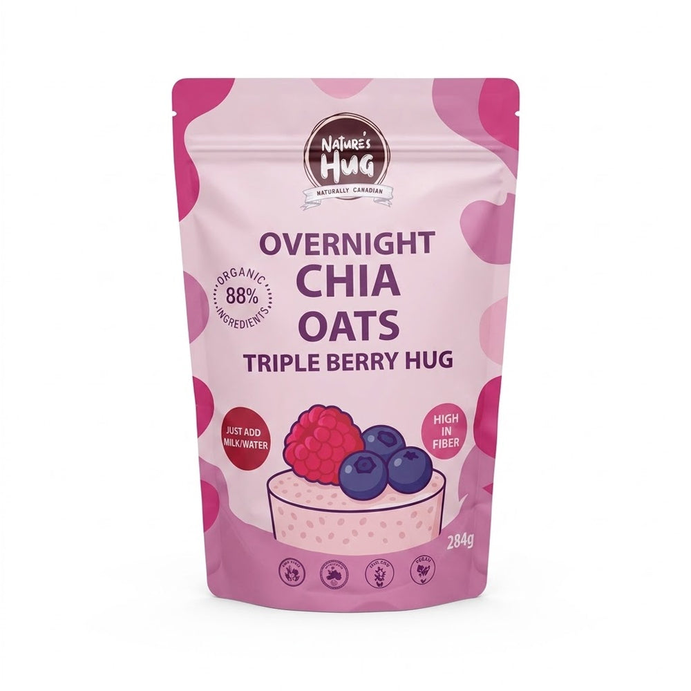 N HUG HUG OVERNIGHT CHIA- OATS BERRY 284 GM