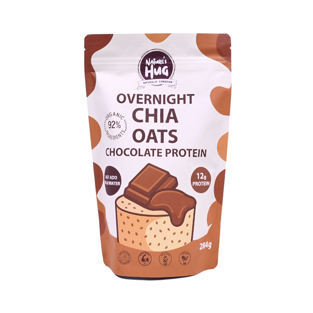 N HUG HUG OVERNIGHT CHIA- OATS CHOC 284 GM