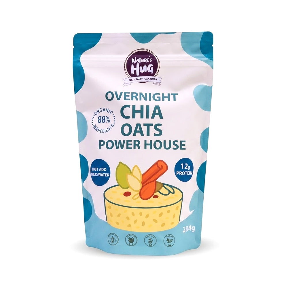 N HUG HUG OVERNIGHT CHIA- OATS POWER HOUSE 284 GM