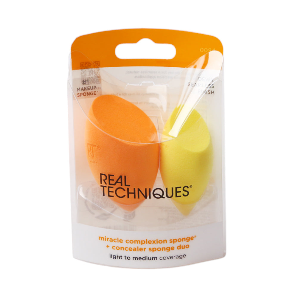 REAL TECHNIQUES SPONGE MIRACLE COMPLEXION SPONGE + CONCEAL S