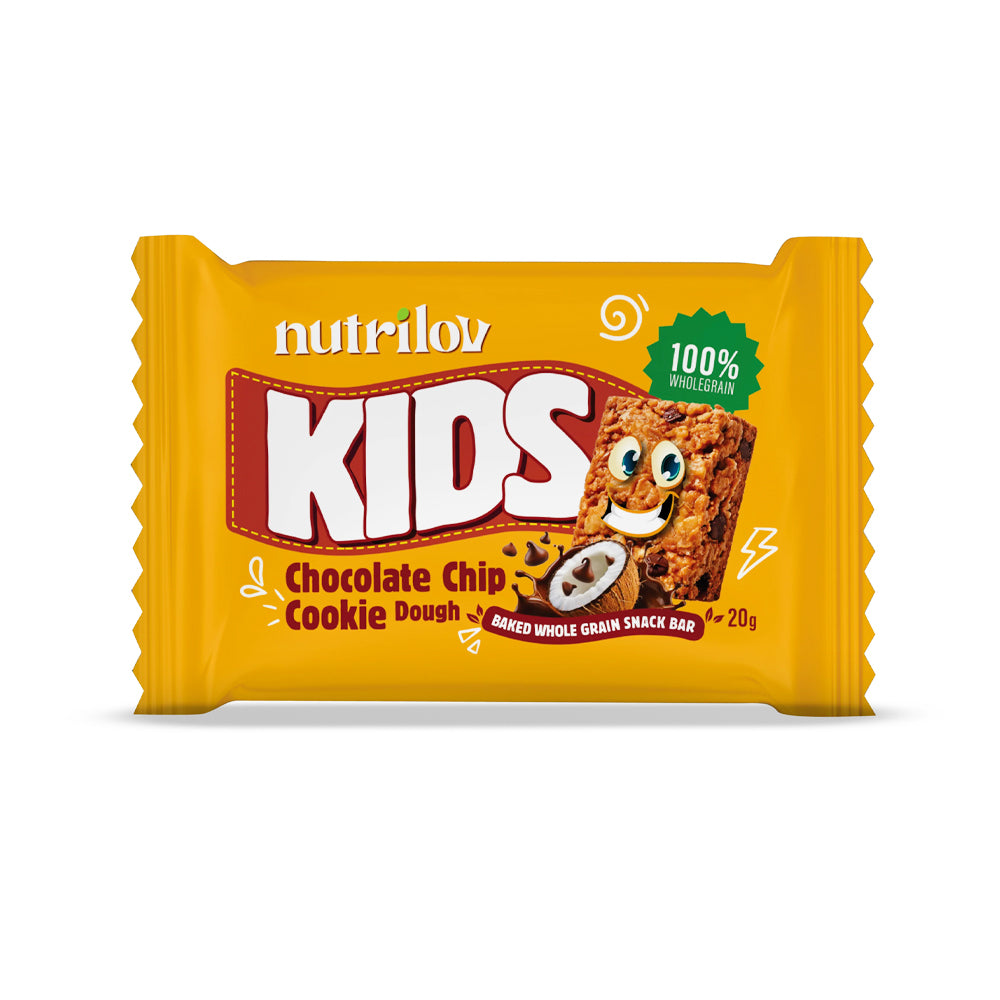NUTRILOV KIDS CHOCOLATE CHIP COOKIE DOUGH 20G BAR