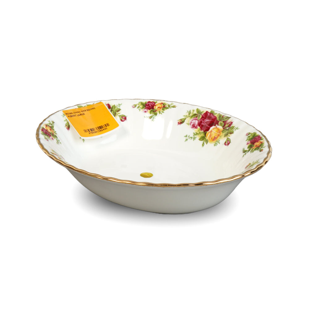 BOWL OVAL OCR ROYAL ALBERT LARGE