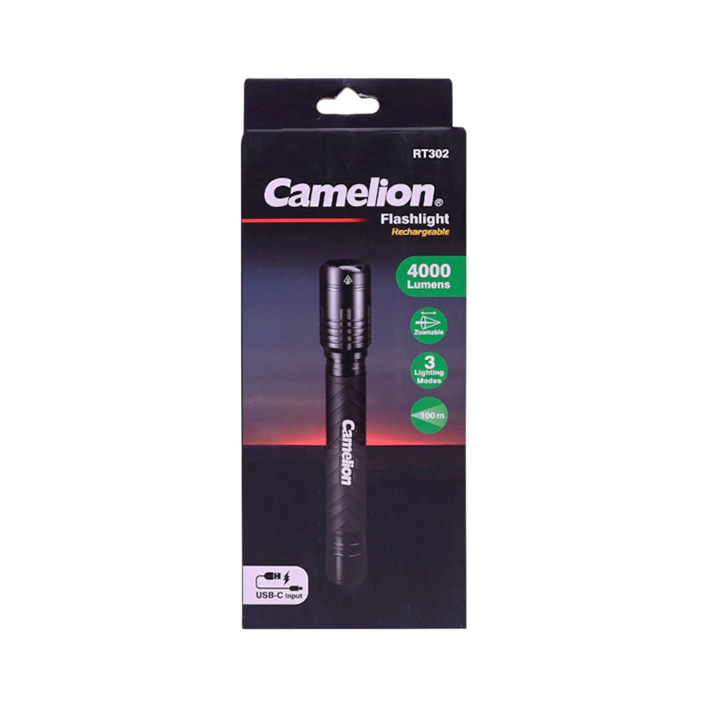 CAMELION FLASH TORCH RECHARGEABLE RT-302-CBH