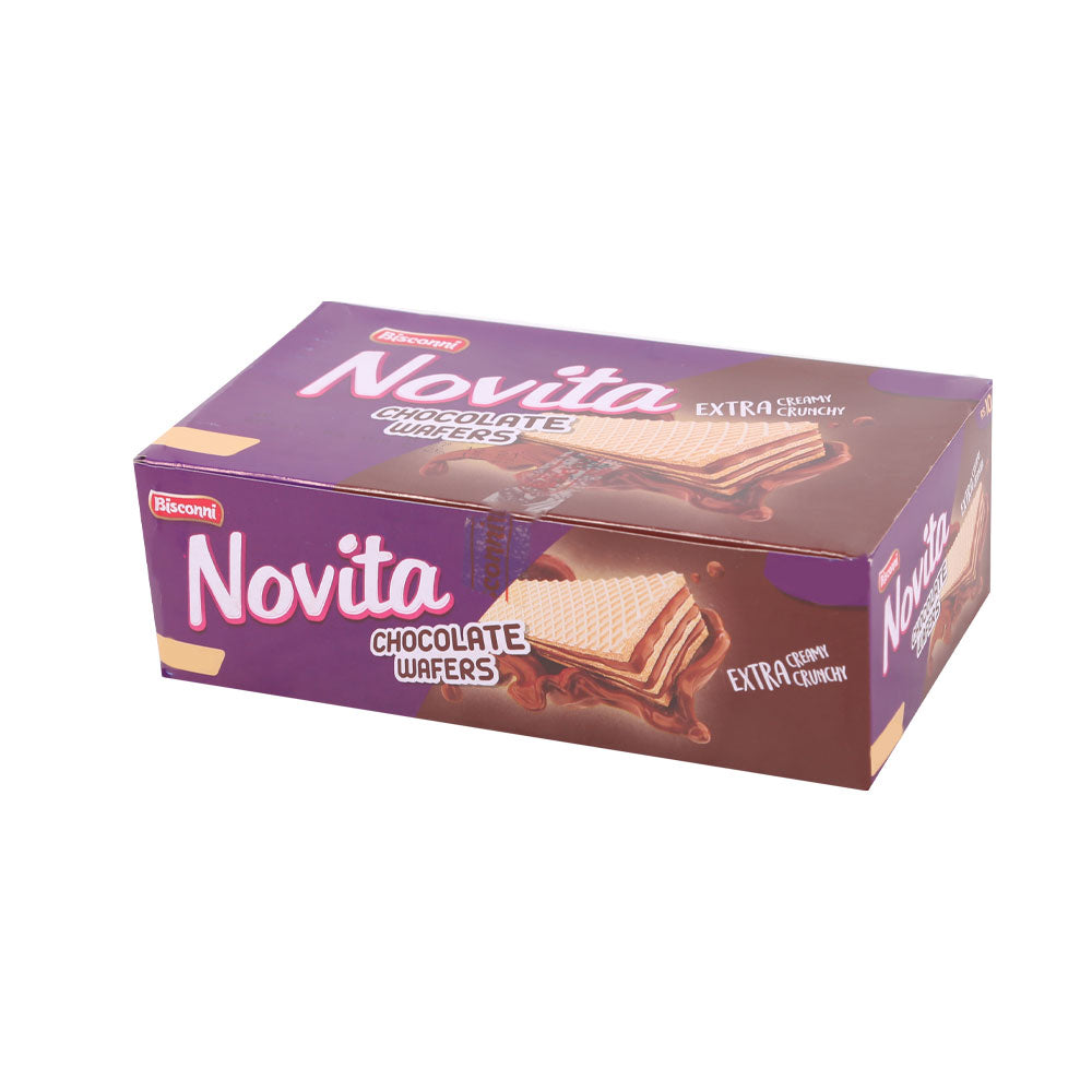 BISCONNI NOVITA CHOCOLATE WAFERS 16 GM