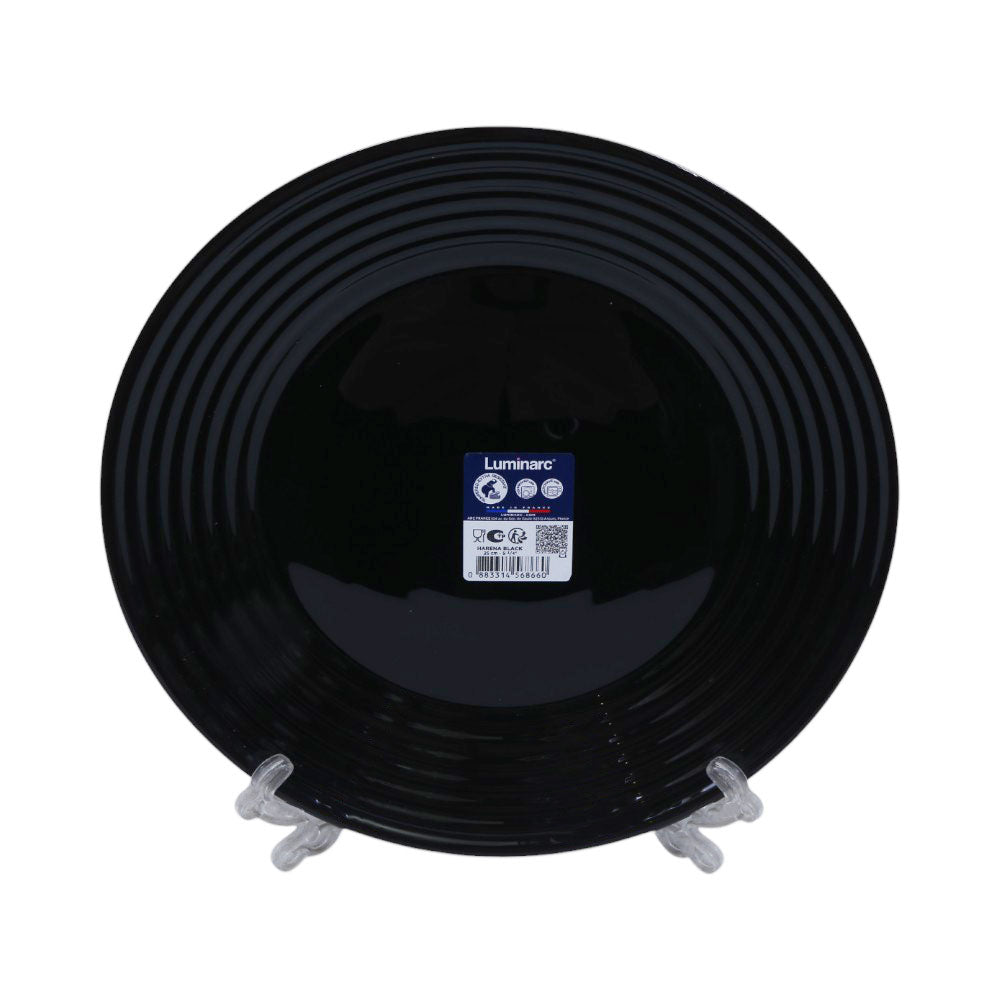 PLATE DINNER LUMINARC HARENA BLACK L7611