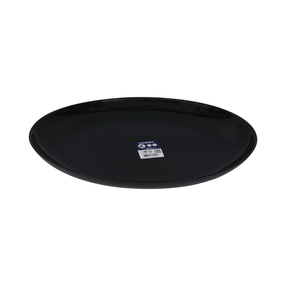 DISH OVAL LUMINARC DIWALI BLACK P0866