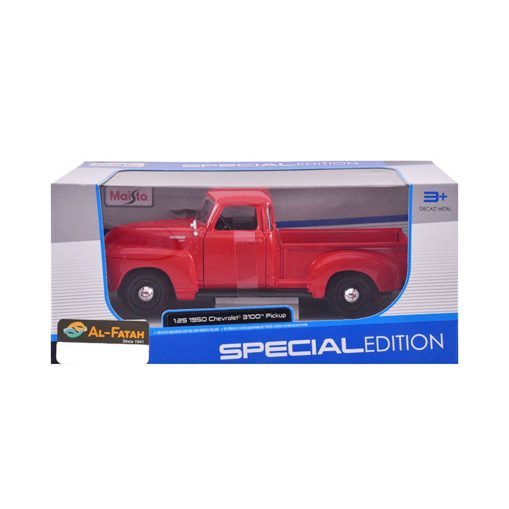 31952 MAISTO DIE CAST CHEVROLET PICK-UP 1950 RED
