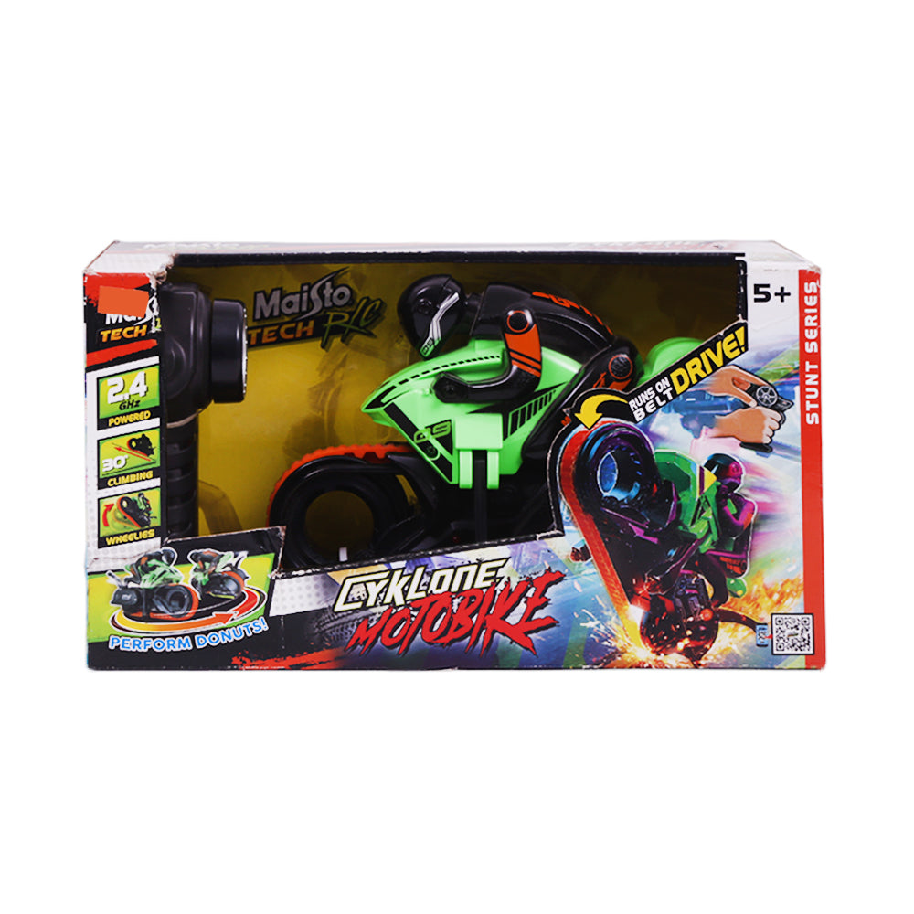 82767 GN MAISTO RC CYKLONE MOTOBIKE GREEN