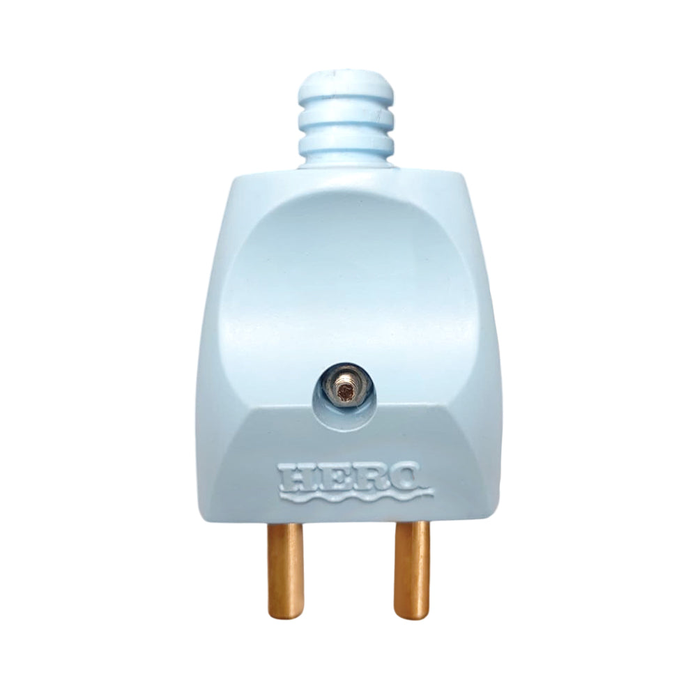 HERO SHOO PLUG 2 PIN 6-AMP 250-VOLT W-006
