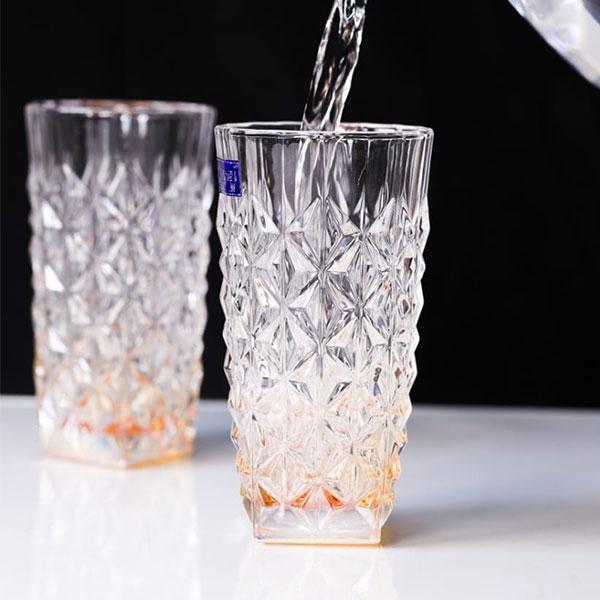 GLASS HONGLI AMBER IR 81913R (Pack 6)