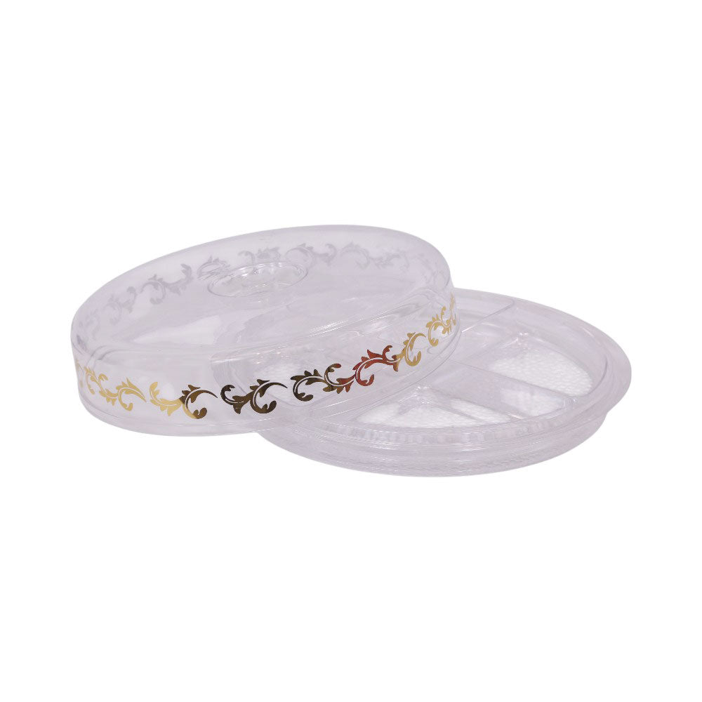 DISH DRY FRUIT ACRYLIC ROUND ACF255
