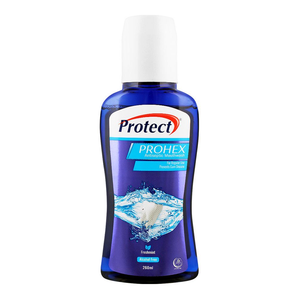 PROTECT MOUTHWASH WITH FLUORIDE 260 ML